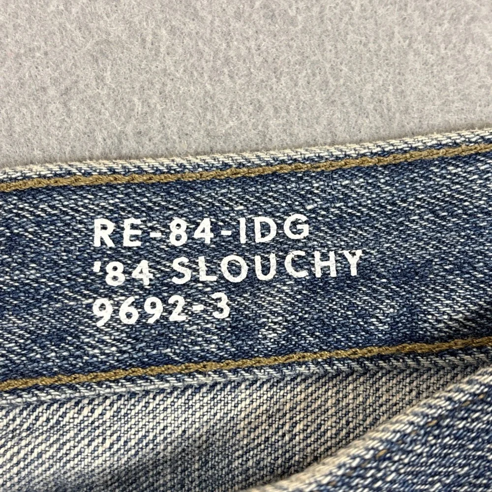 J Crew Women '84 Slouchy High Rise Wide Leg Jeans 32x31(38x31) Baggy Loose Comfy